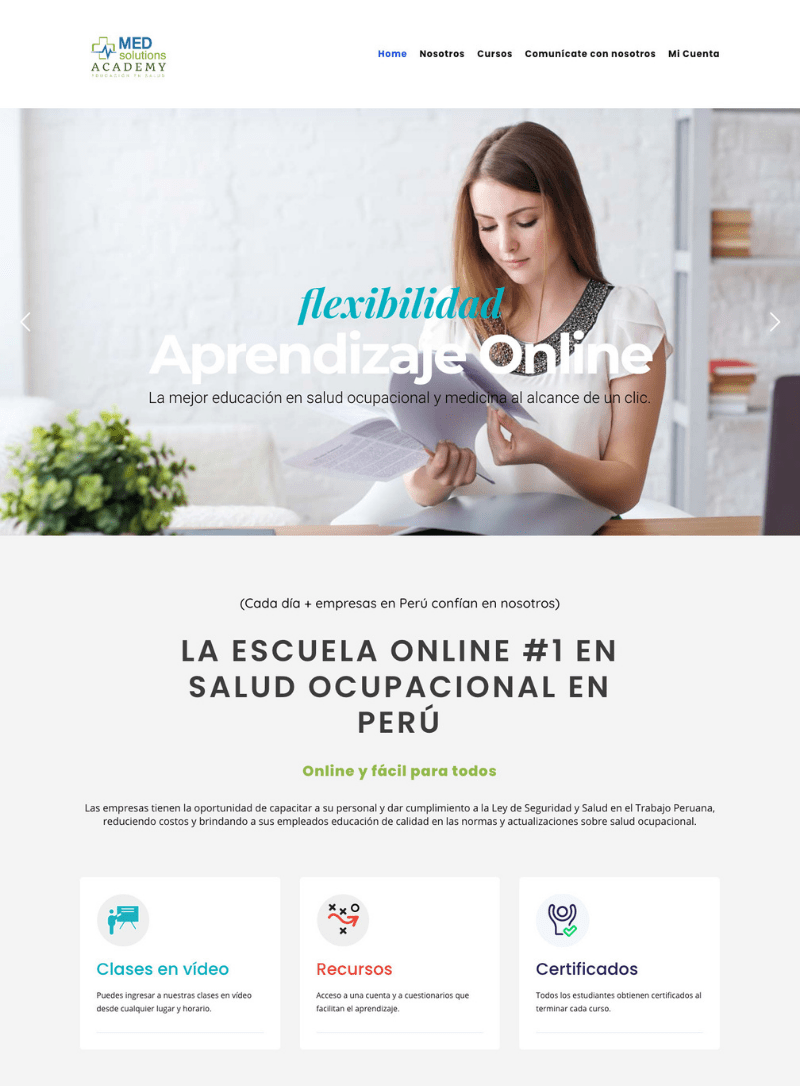 we work section diferente medsolutions