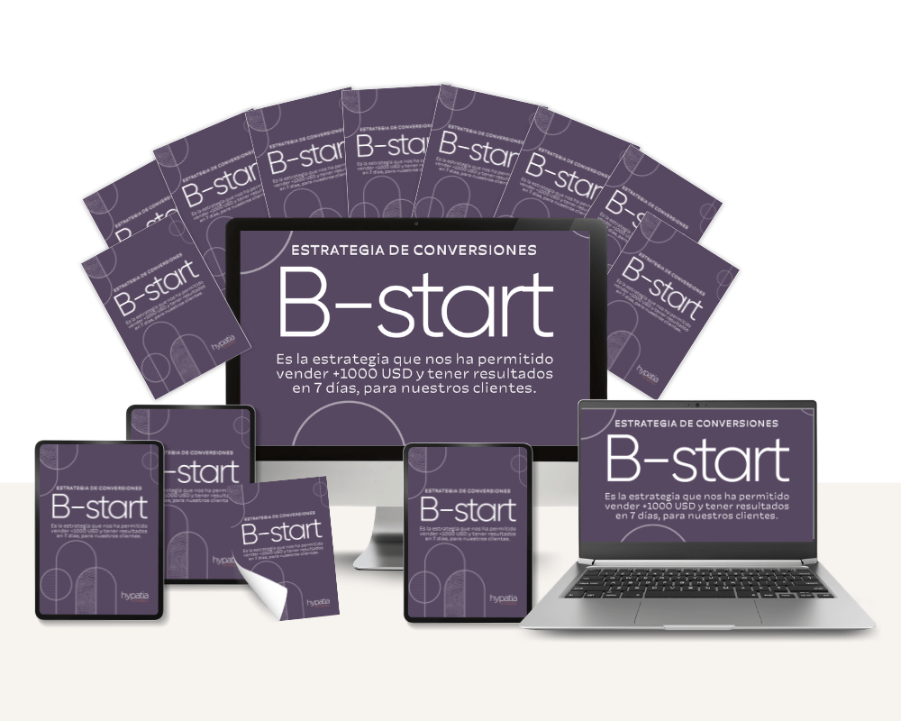 Mockup principal B-Start sitio web